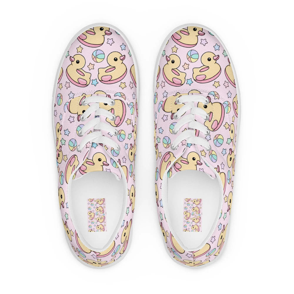 Women’s lace-up canvas shoes Good Vibrations