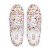 Women’s lace-up canvas shoes Good Vibrations