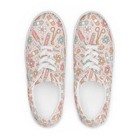 Women’s lace-up canvas shoes Good Vibrations