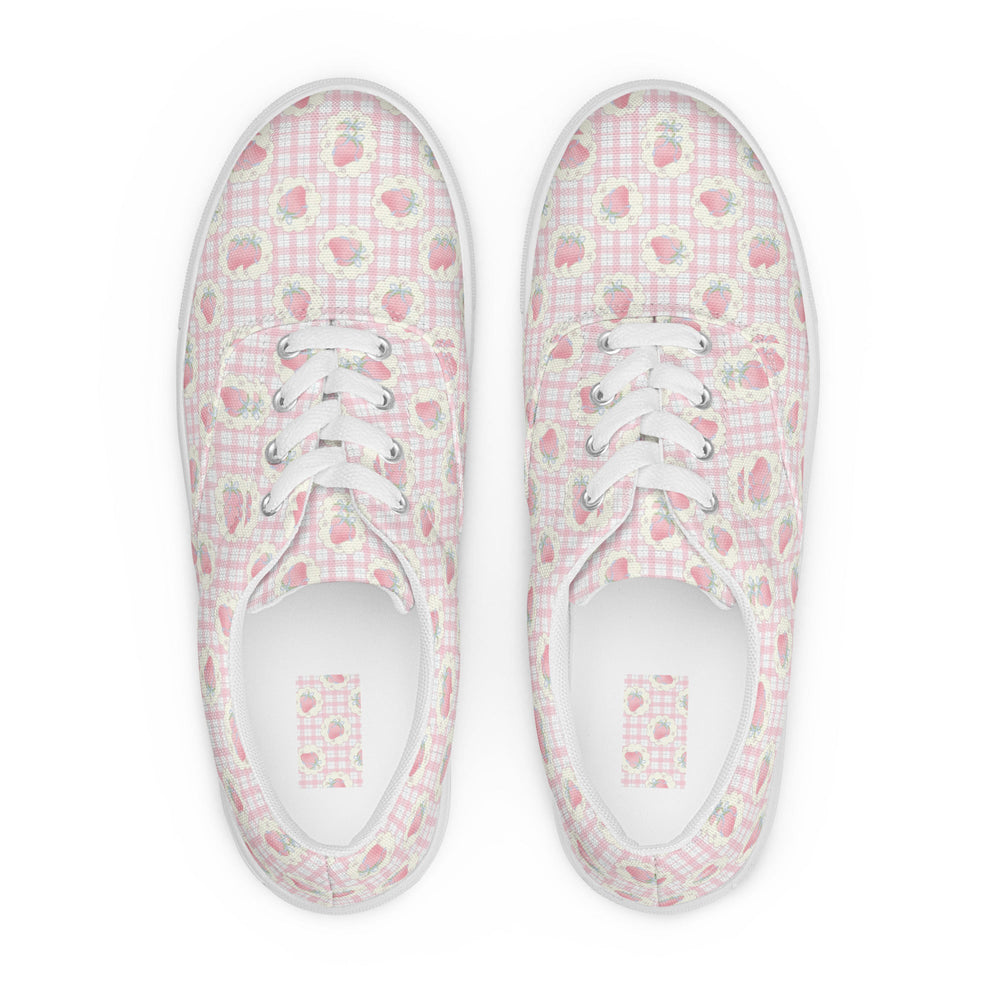 Women’s lace-up canvas shoes Good Vibrations