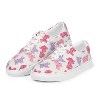 Women’s lace-up canvas shoes Good Vibrations