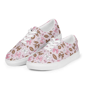 Women’s lace-up canvas shoes Good Vibrations