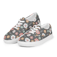 Women’s lace-up canvas shoes Good Vibrations