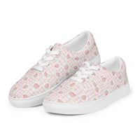 Women’s lace-up canvas shoes Good Vibrations