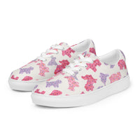 Women’s lace-up canvas shoes Good Vibrations
