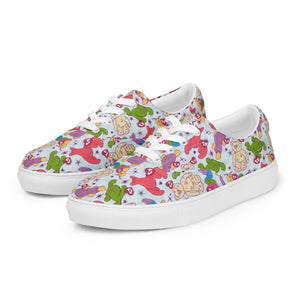 Women’s lace-up canvas shoes Good Vibrations