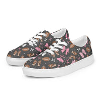 Women’s lace-up canvas shoes Good Vibrations