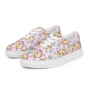 Women’s lace-up canvas shoes Good Vibrations