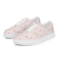 Women’s lace-up canvas shoes Good Vibrations