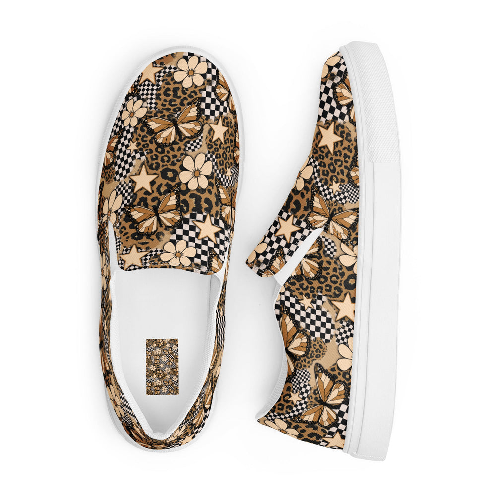 Women’s slip-on canvas shoes Good Vibrations