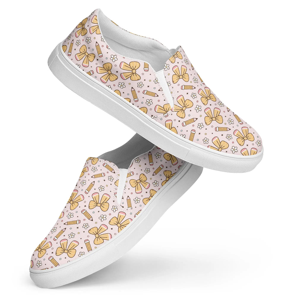Women’s slip-on canvas shoes Good Vibrations