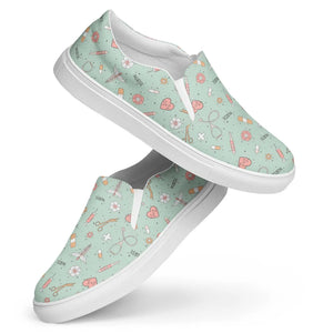 Women’s slip-on canvas shoes Good Vibrations