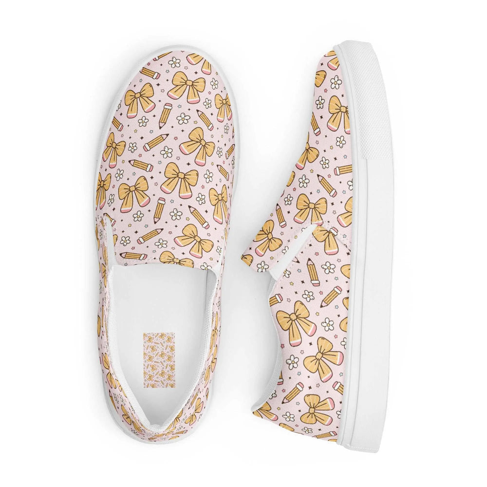 Women’s slip-on canvas shoes Good Vibrations