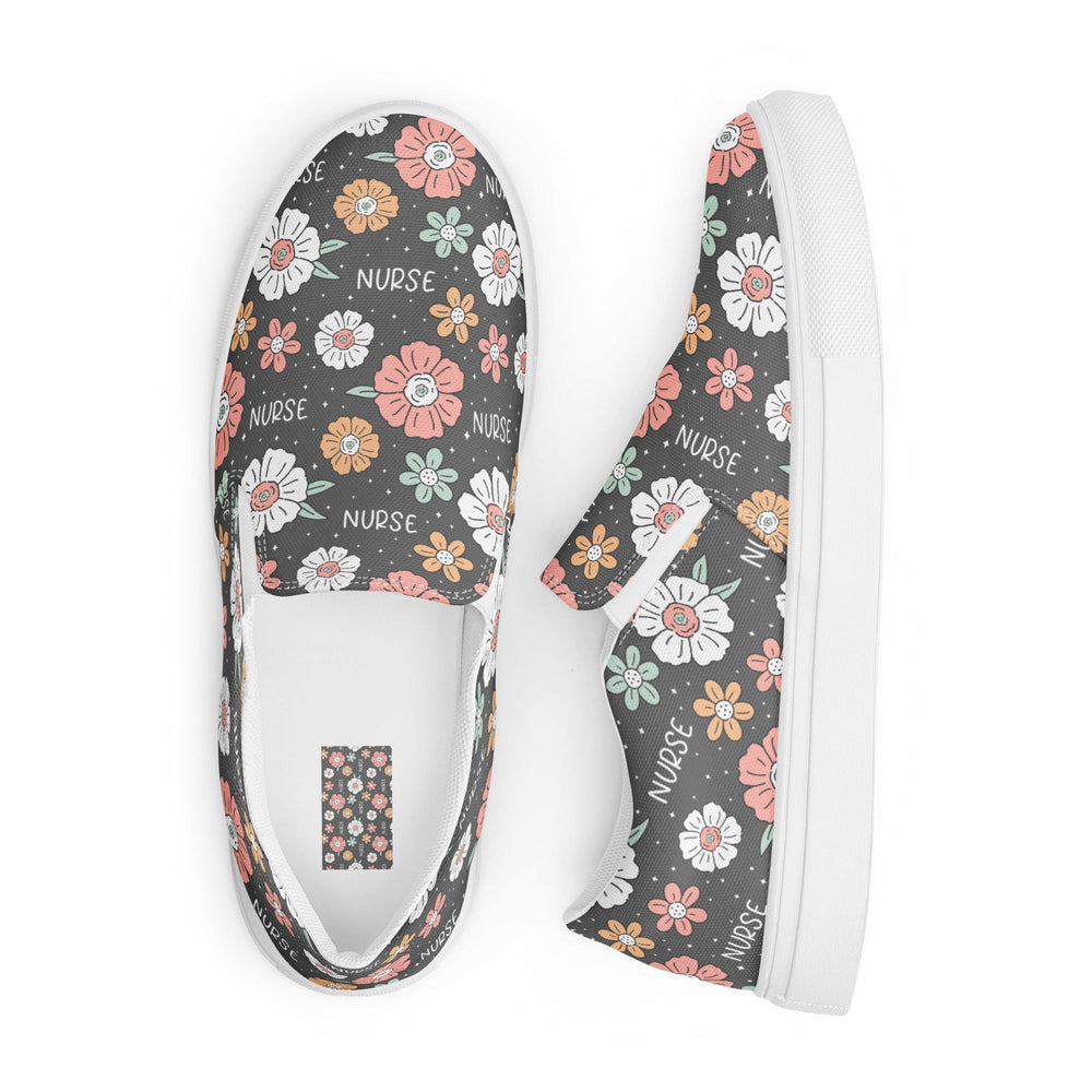 Women’s slip-on canvas shoes Good Vibrations